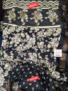Digital Print Dola Silk Black & White with light yellowish shed for Women-1