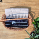 White Pure  Ikat Cotton , All Over Kotki Weave with Stricking  Black Border, Ready To Wear for Women