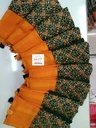 Yellow Special Kundan Jari Patta Saree for Women
